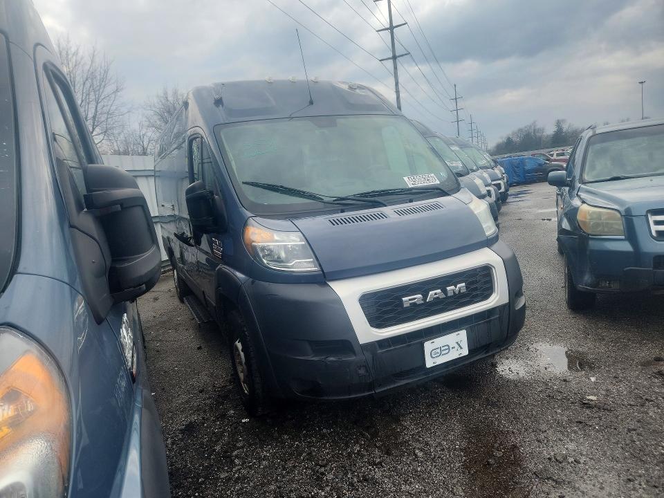 55084726 :رقم المزاد ، 3C6URVJG4LE129202 vin ، 2020 Ram Promaster 1500 مزاد بيع