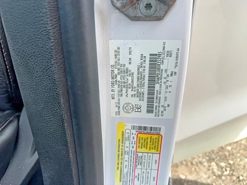 2013 Ford Fusion მანქანა იყიდება აუქციონზე, vin: 3FA6P0LU8DR352985, აუქციონის ნომერი: 48429786