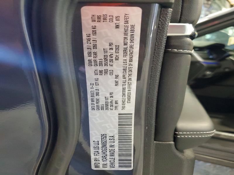 Продаж на аукціоні авто 2022 Jeep Grand Cherokee, vin: 1C4RJHDG0N8627526, номер лоту: 46399746