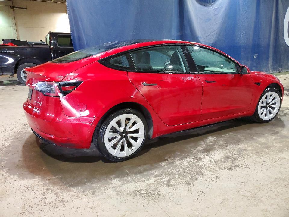 47119546 :رقم المزاد ، 5YJ3E1EB6NF305171 vin ، 2022 Tesla Model 3 مزاد بيع