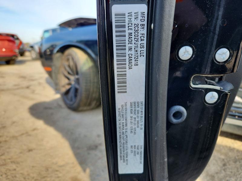 2020 Dodge Challenger მანქანა იყიდება აუქციონზე, vin: 2C3CDZFJ1LH172418, აუქციონის ნომერი: 47028006