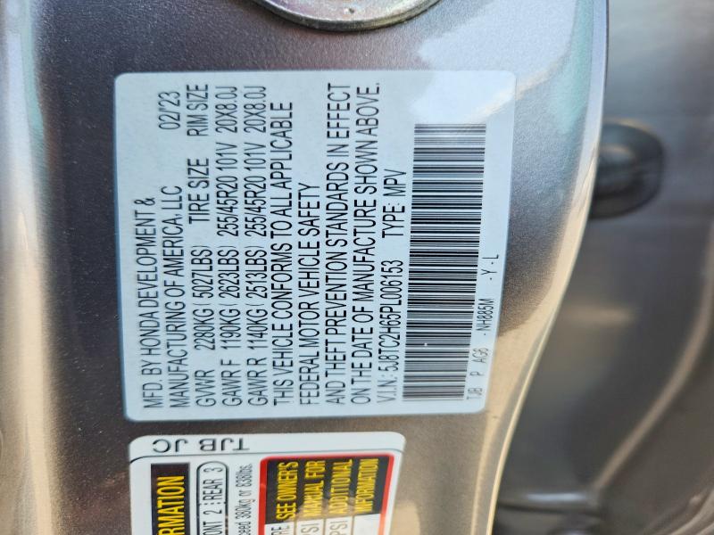 Продажа на аукционе авто 2023 Acura Rdx, vin: 5J8TC2H65PL006153, номер лота: 47614446