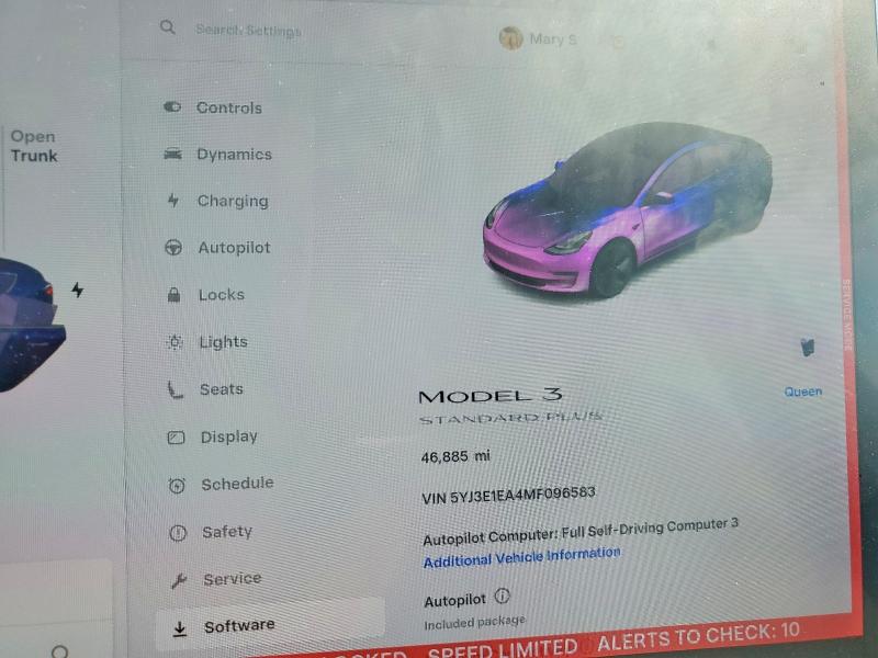 79104835 :رقم المزاد ، 5YJ3E1EA4MF096583 vin ، 2021 Tesla Model 3 مزاد بيع