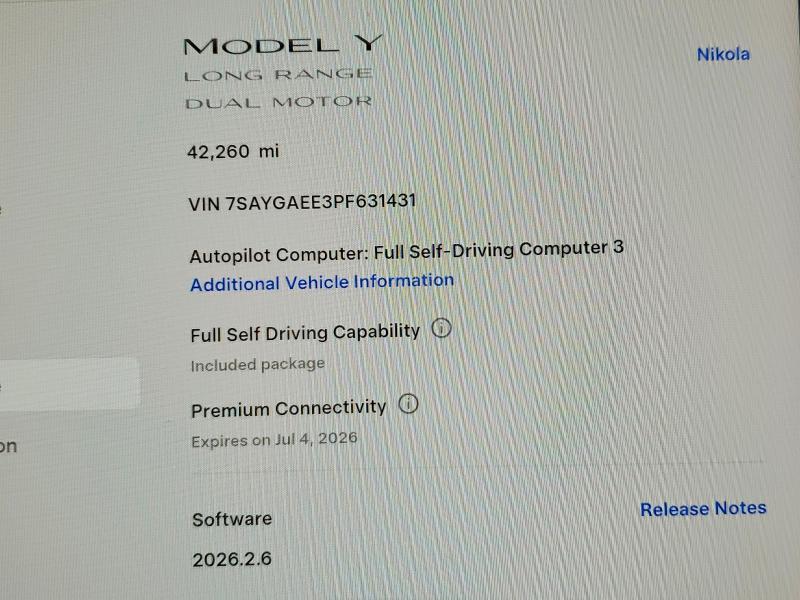 Aukcja sprzedaży 2023 Tesla Model Y, vin: 7SAYGAEE3PF631431, numer aukcji: 46325376