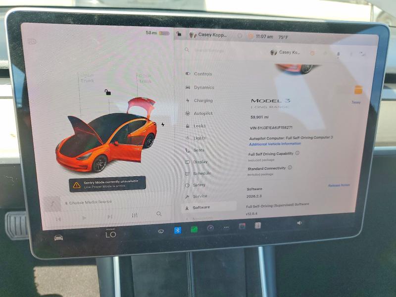 47172686 :رقم المزاد ، 5YJ3E1EA6JF158271 vin ، 2018 Tesla Model 3 مزاد بيع