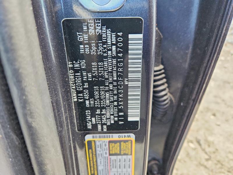 Продаж на аукціоні авто 2024 Kia Sportage, vin: 5XYK3CDF7RG147004, номер лоту: 46608286