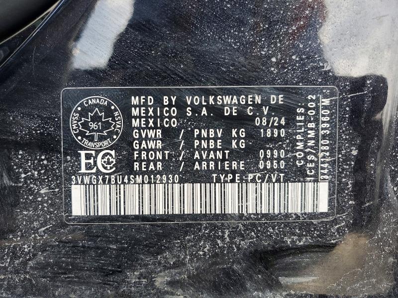 Aukcja sprzedaży 2025 Volkswagen Jetta, vin: 3VWGX7BU4SM012930, numer aukcji: 79606325