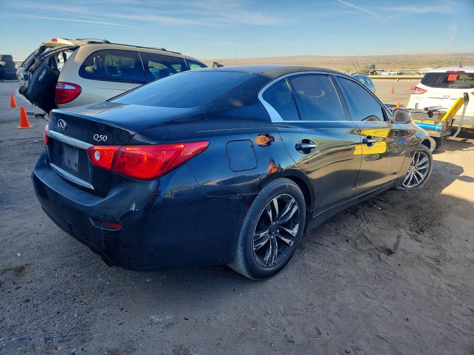 46224856 :رقم المزاد ، JN1BV7AP9FM341593 vin ، 2015 Infiniti Q50 مزاد بيع