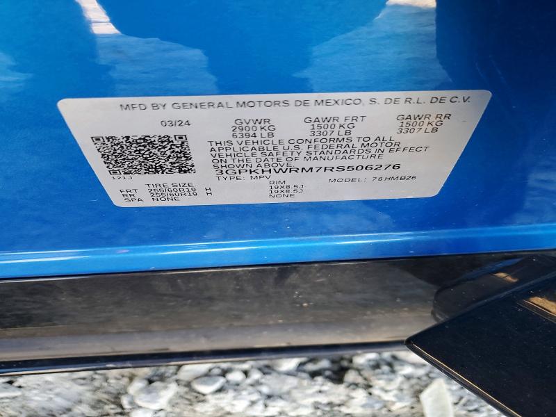 Продаж на аукціоні авто 2024 Honda Prologue, vin: 3GPKHWRM7RS506276, номер лоту: 46487926
