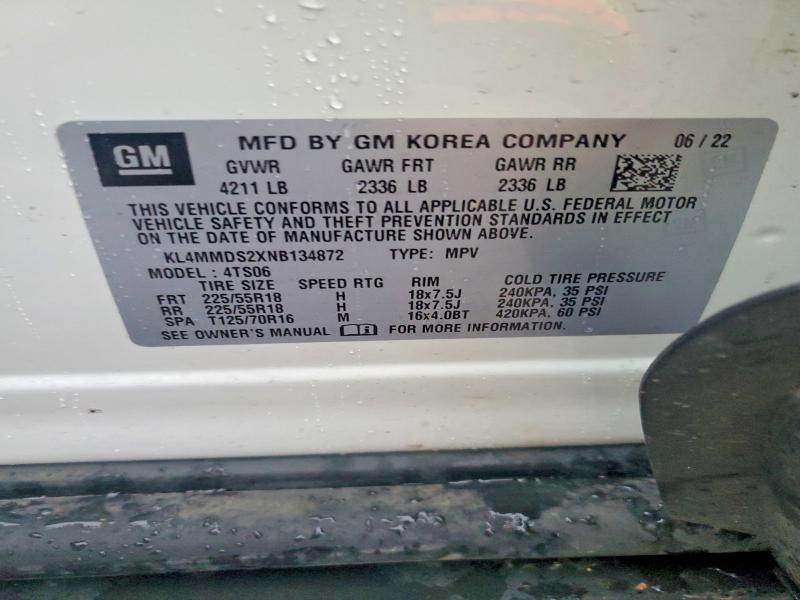 Продаж на аукціоні авто 2022 Buick Encore Gx, vin: KL4MMDS2XNB134872, номер лоту: 41906706