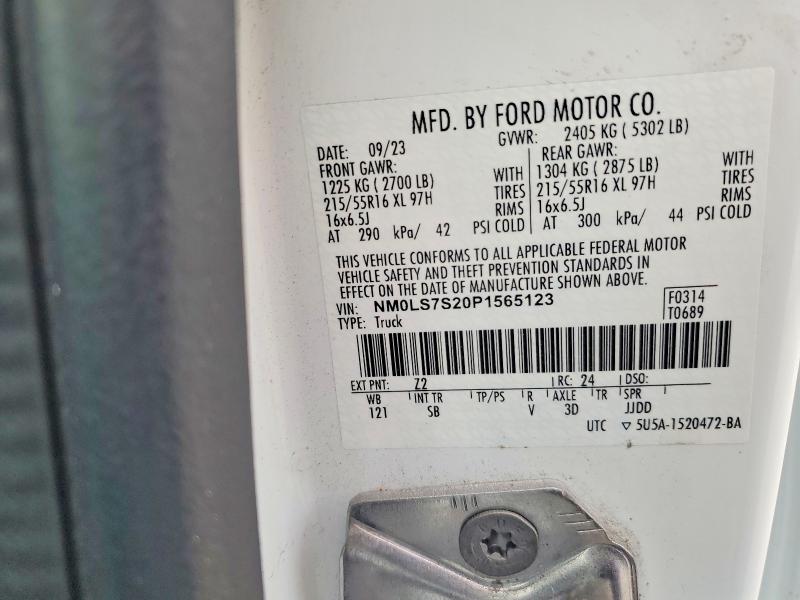 Продажа на аукционе авто 2023 Ford Transit Connect, vin: NM0LS7S20P1565123, номер лота: 46751376