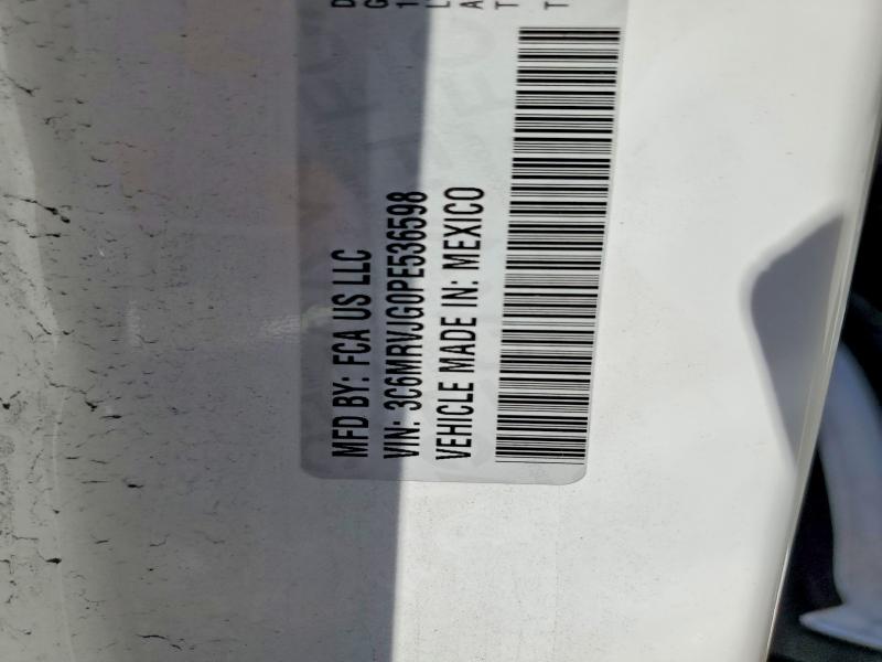 Продаж на аукціоні авто 2023 Ram Promaster 3500, vin: 3C6MRVJG0PE536598, номер лоту: 79089785