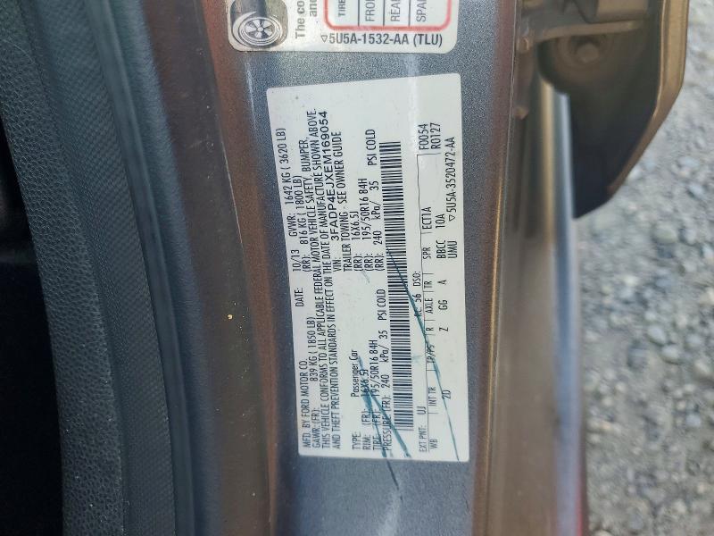 Продаж на аукціоні авто 2014 Ford Fiesta, vin: 3FADP4EJXEM169054, номер лоту: 46218556