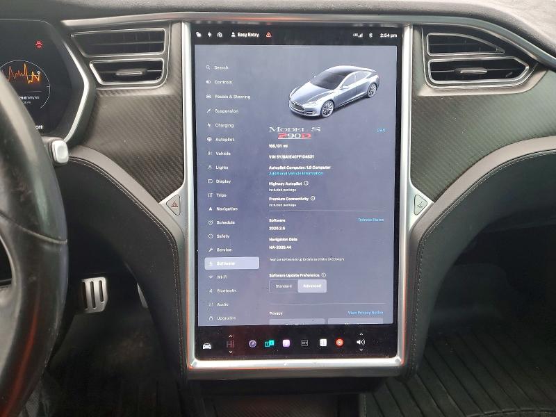 Продажа на аукционе авто 2015 Tesla Model S, vin: 5YJSA1E40FF104831, номер лота: 47135326