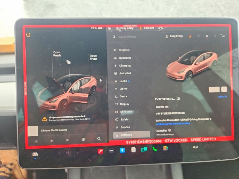 Aukcja sprzedaży 2022 Tesla Model 3, vin: 5YJ3E1EA6NF205188, numer aukcji: 46691286