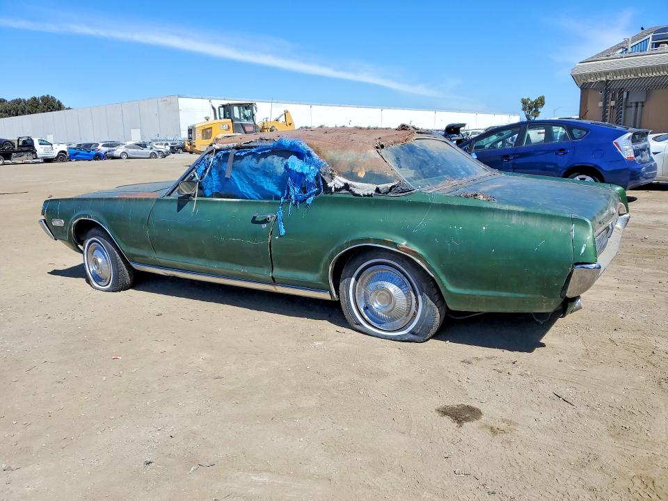 78757875 :رقم المزاد ، 8R91J503043 vin ، 1968 Mercury Cougar مزاد بيع