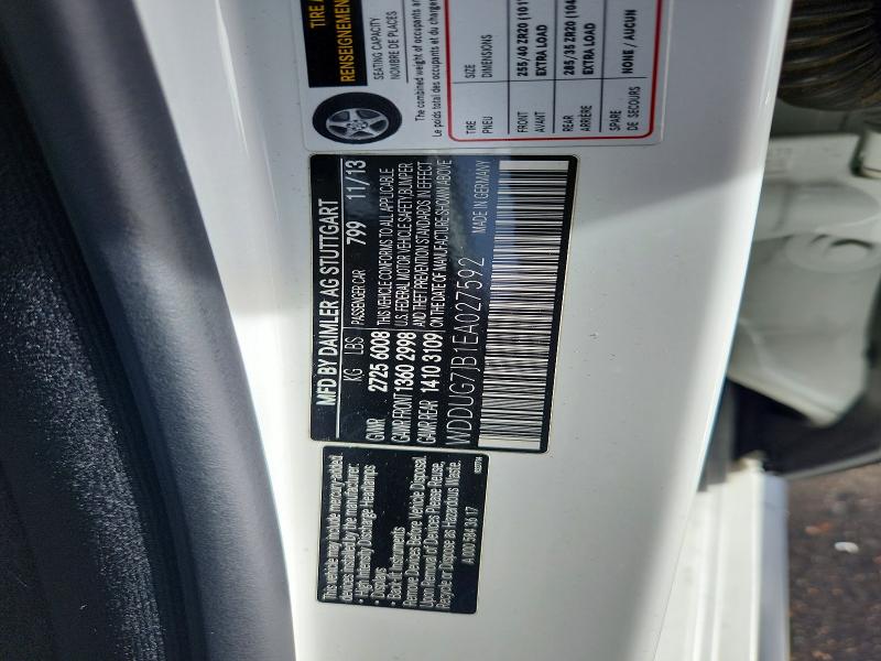 Aukcja sprzedaży 2014 Mercedes-benz S, vin: WDDUG7JB1EA027592, numer aukcji: 47399896