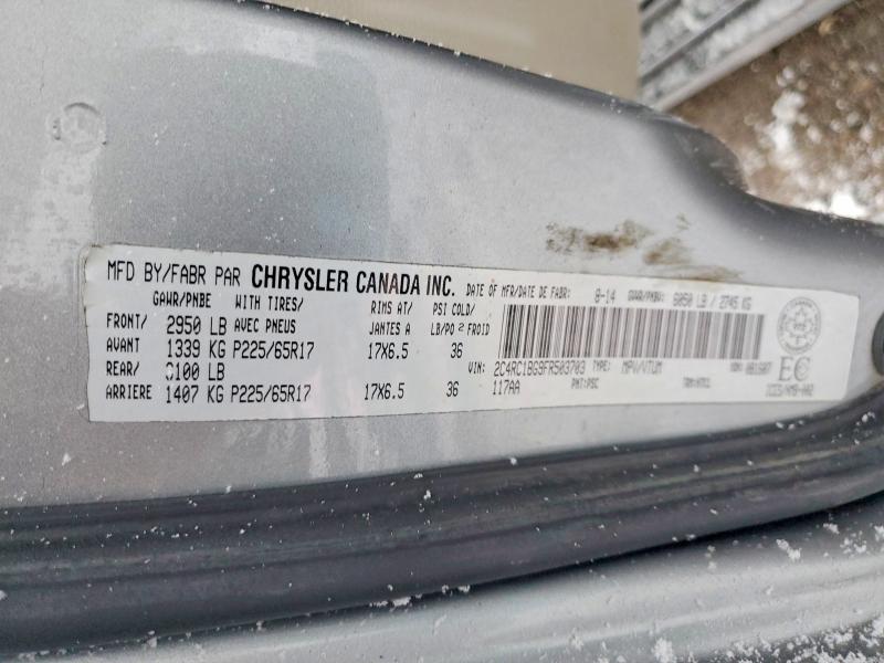 Aukcja sprzedaży 2015 Chrysler Town & Country, vin: 2C4RC1BG9FR503703, numer aukcji: 41961526