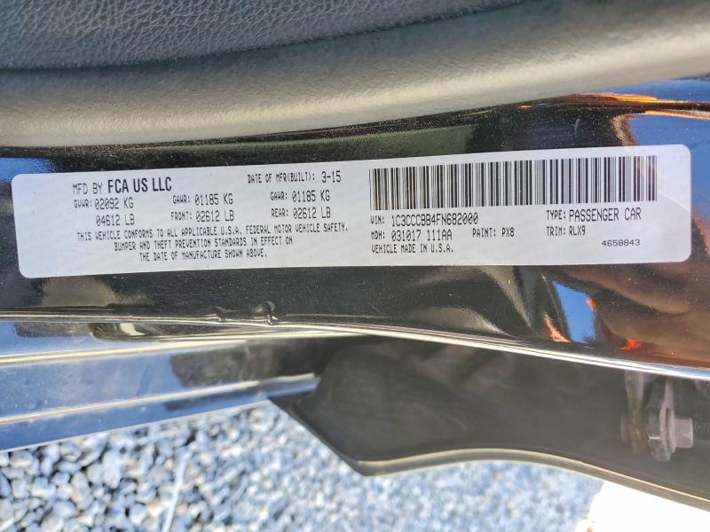 Aukcja sprzedaży 2015 Chrysler 200, vin: 1C3CCCBB4FN682000, numer aukcji: 46428116