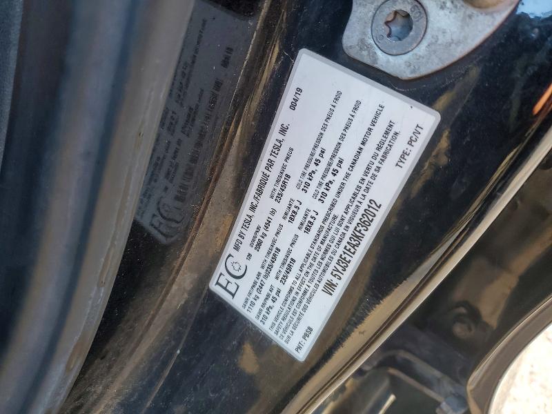 Продаж на аукціоні авто 2019 Tesla Model 3, vin: 5YJ3E1EA3KF362012, номер лоту: 47330046
