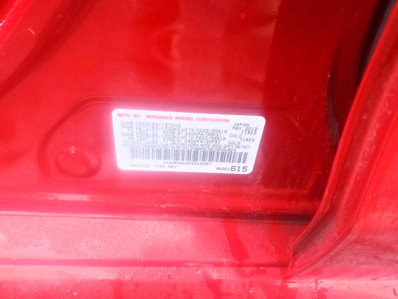 Продаж на аукціоні авто 2012 Mitsubishi Outlander Sport, vin: JA4AR4AU2CZ010557, номер лоту: 78359715