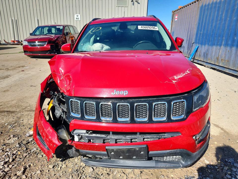 2020 Jeep Compass მანქანა იყიდება აუქციონზე, vin: 3C4NJDBB7LT145486, აუქციონის ნომერი: 45609296