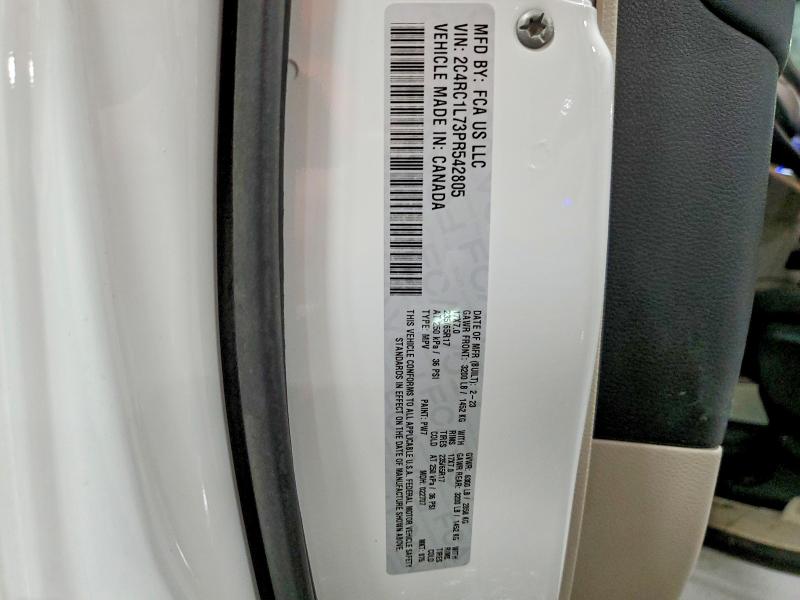 Aukcja sprzedaży 2023 Chrysler Pacifica, vin: 2C4RC1L73PR542805, numer aukcji: 46105976