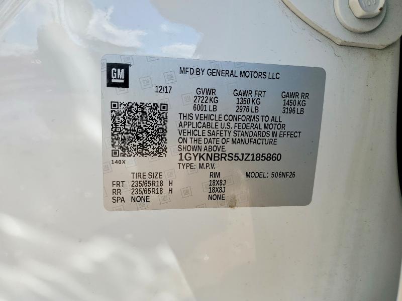 Aukcja sprzedaży 2018 Cadillac Xt5, vin: 1GYKNBRS5JZ185860, numer aukcji: 46340596