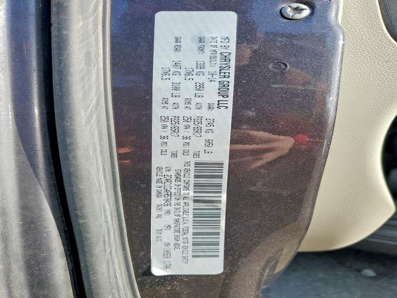 Продажа на аукционе авто 2015 Chrysler Town & Country, vin: 2C4RC1CG4FR578436, номер лота: 47273626