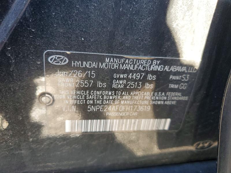 Aukcja sprzedaży 2015 Hyundai Sonata, vin: 5NPE24AF0FH173619, numer aukcji: 45570476