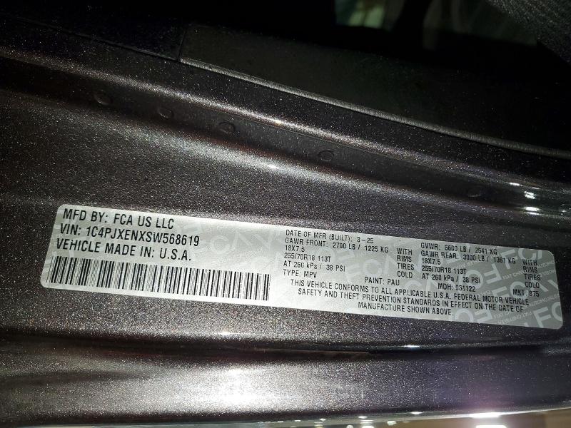 Продажа на аукционе авто 2025 Jeep Wrangler, vin: 1C4PJXENXSW568619, номер лота: 47875716