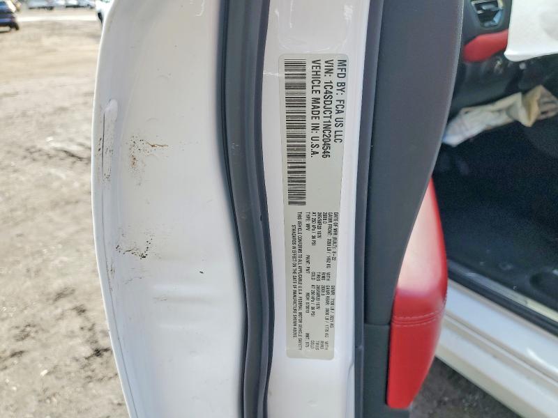 Aukcja sprzedaży 2022 Dodge Durango, vin: 1C4SDJCT1NC204546, numer aukcji: 45471426