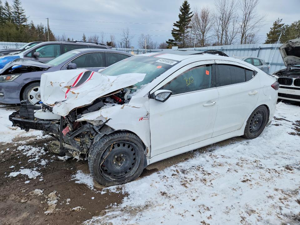 2018 Hyundai Elantra მანქანა იყიდება აუქციონზე, vin: KMHD04LB2JU716393, აუქციონის ნომერი: 45959826