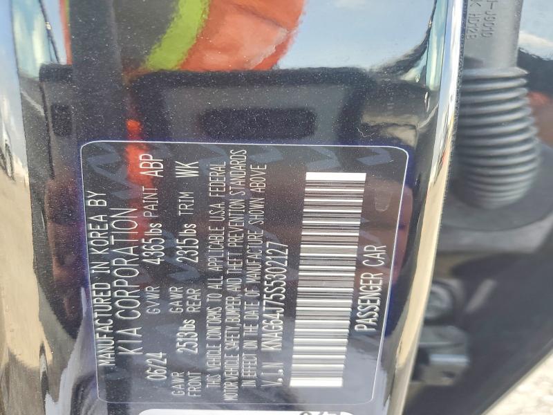 41655496 :رقم المزاد ، KNAG64J75S5302127 vin ، 2025 Kia K5 مزاد بيع