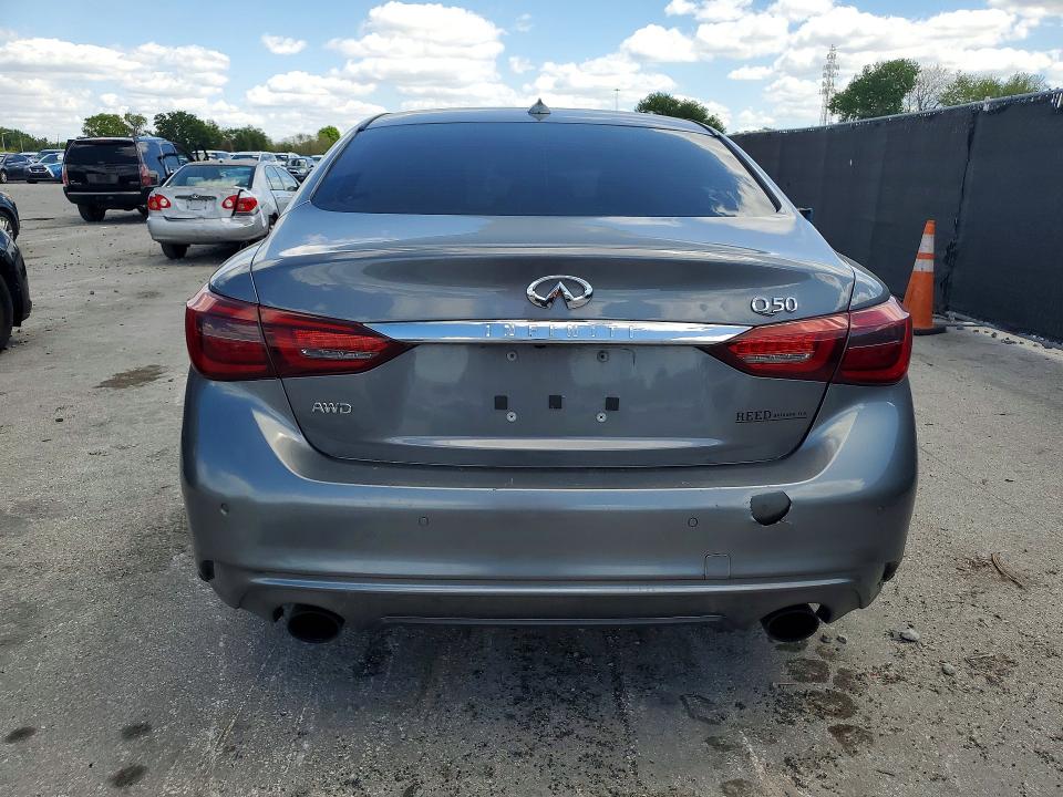 46634656 :رقم المزاد ، JN1EV7AR6JM434353 vin ، 2018 Infiniti Q50 مزاد بيع