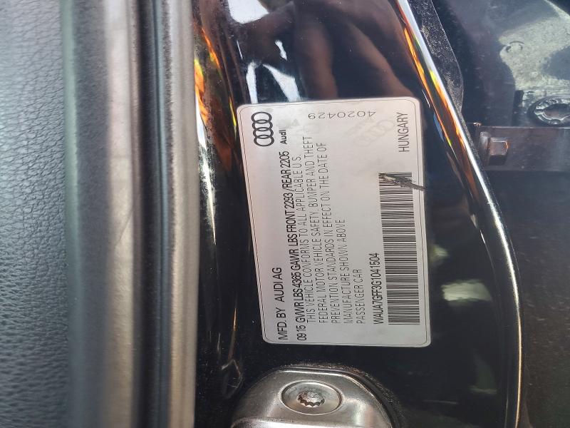45662646 :رقم المزاد ، WAUA7GFF3G1041504 vin ، 2016 Audi A3 مزاد بيع