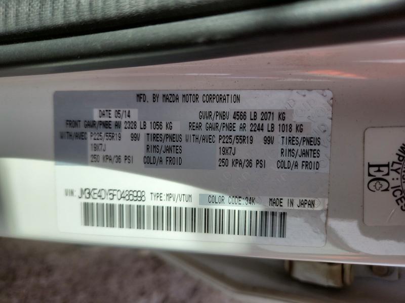 Aukcja sprzedaży 2015 Mazda Cx-5, vin: JM3KE4DY5F0486998, numer aukcji: 46348666