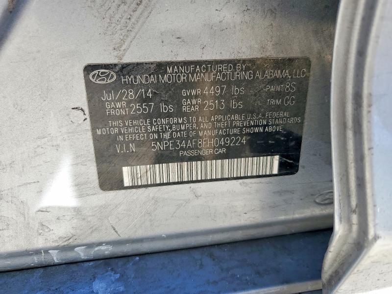Aukcja sprzedaży 2015 Hyundai Sonata, vin: 5NPE34AF8FH049224, numer aukcji: 46881346