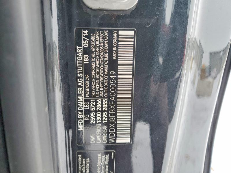 Aukcja sprzedaży 2015 Mercedes-benz S, vin: WDDXJ8FBXFA000549, numer aukcji: 46435126
