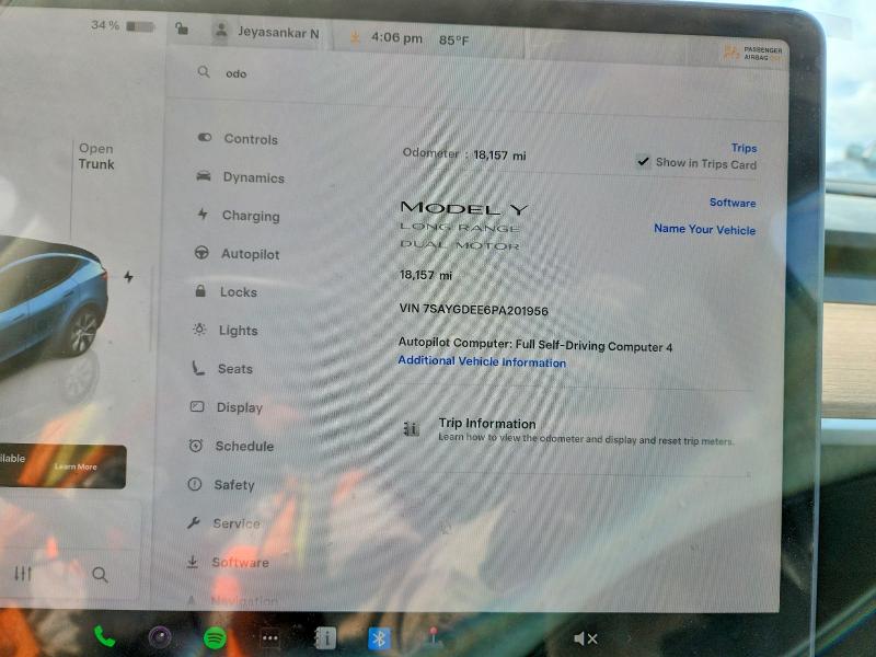 Aukcja sprzedaży 2023 Tesla Model Y, vin: 7SAYGDEE6PA201956, numer aukcji: 48134336