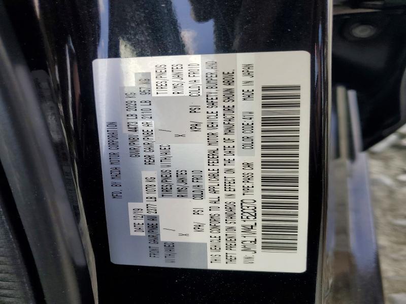 2020 Mazda 6 მანქანა იყიდება აუქციონზე, vin: JM1GL1VM4L1520370, აუქციონის ნომერი: 47774386