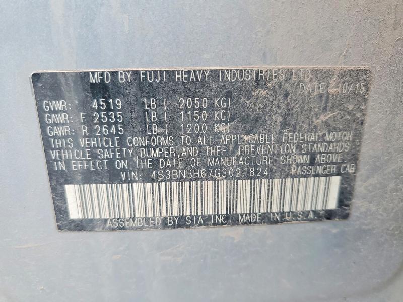 Aukcja sprzedaży 2016 Subaru Legacy, vin: 4S3BNBH67G3021824, numer aukcji: 46497026