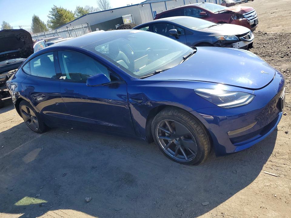 2022 Tesla Model 3 მანქანა იყიდება აუქციონზე, vin: 5YJ3E1EB7NF204656, აუქციონის ნომერი: 46053066