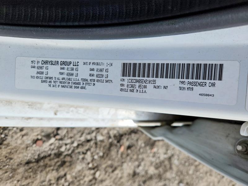 2014 Chrysler 200 მანქანა იყიდება აუქციონზე, vin: 1C3CCBAB5EN210155, აუქციონის ნომერი: 79292335