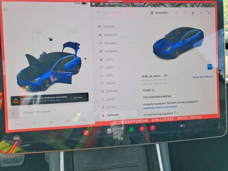 Aukcja sprzedaży 2018 Tesla Model 3, vin: 5YJ3E1EB9JF085146, numer aukcji: 45885936