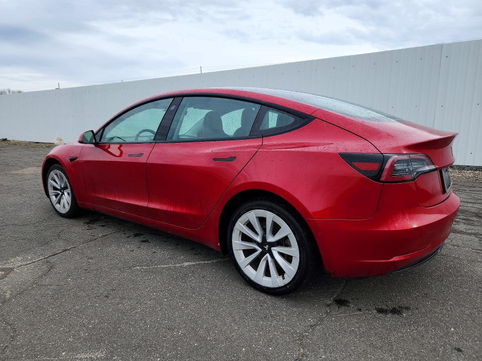 46535146 :رقم المزاد ، 5YJ3E1EA3NF289552 vin ، 2022 Tesla Model 3 مزاد بيع