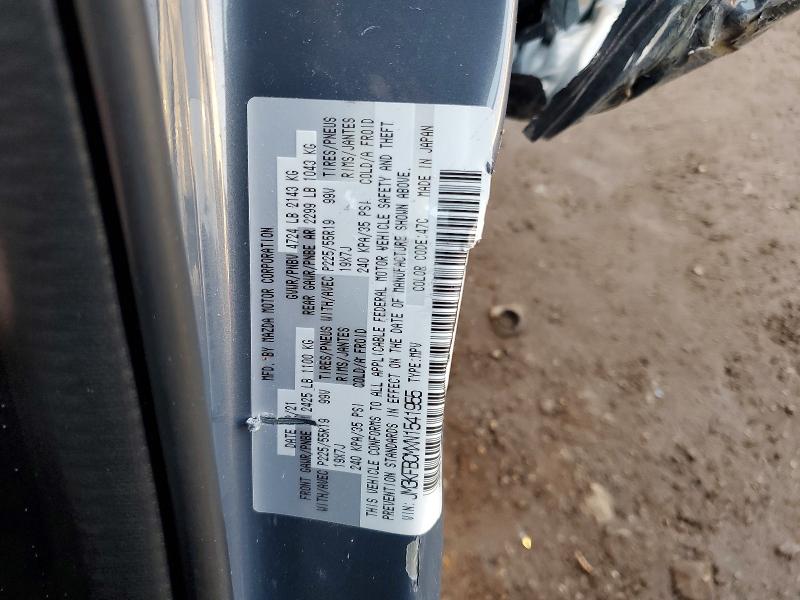 47560506 :رقم المزاد ، JM3KFBCMXN1541955 vin ، 2022 Mazda Cx-5 مزاد بيع