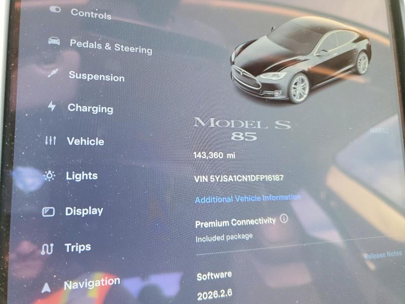 Aukcja sprzedaży 2013 Tesla Model S, vin: 5YJSA1CN1DFP16187, numer aukcji: 46701226