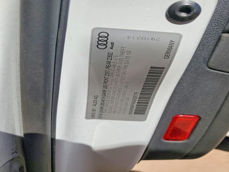 Продажа на аукционе авто 2018 Audi A4, vin: WAUKMAF48JA226115, номер лота: 41786406