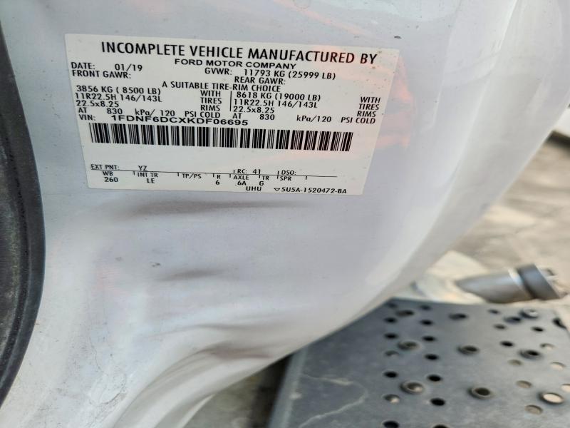 Aukcja sprzedaży 2019 Ford F650, vin: 1FDNF6DCXKDF06695, numer aukcji: 76546615